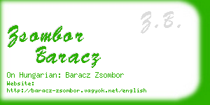 zsombor baracz business card